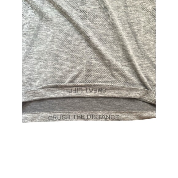 LuluLemon Swiftly Tech Silver Sparkle Tank Size 8 Sweat Life Crush The Distance - Picture 5 of 5